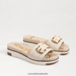 Sam Edelman Amelia Slide-Sandale Frauen modernes Elfenbein Schuhwerk 2P8JNV509