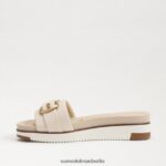 Sam Edelman Amelia Slide-Sandale Frauen modernes Elfenbein Schuhwerk 2P8JNV509 - Image 4