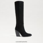 Sam Edelman Annabel kniehoher Stiefel Frauen schwarzes Wildleder Schuhwerk 2P8JNV859 - Image 2