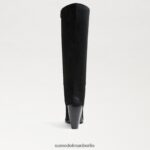 Sam Edelman Annabel kniehoher Stiefel Frauen schwarzes Wildleder Schuhwerk 2P8JNV859 - Image 5