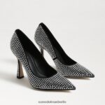 Sam Edelman Antonia Glitzerpumpe Frauen schwarzes Wildleder Schuhwerk 2P8JNV863