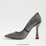 Sam Edelman Antonia Glitzerpumpe Frauen schwarzes Wildleder Schuhwerk 2P8JNV863 - Image 4