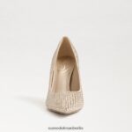 Sam Edelman Antonia Glitzerpumpe Frauen Sesam Schuhwerk 2P8JNV958 - Image 3