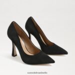 Sam Edelman Antonia spitze Zehenpumpe Frauen schwarzes Wildleder Schuhwerk 2P8JNV841