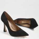 Sam Edelman Antonia spitze Zehenpumpe Frauen schwarzes Wildleder Schuhwerk 2P8JNV841 - Image 7
