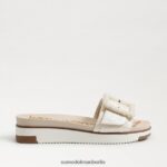 Sam Edelman Ariane-Perlen-Slide-Sandale Frauen Platin Schuhwerk 2P8JNV701 - Image 2