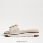 Sam Edelman Ariane-Perlen-Slide-Sandale Frauen Platin Schuhwerk 2P8JNV701 - Image 4