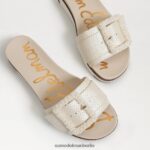 Sam Edelman Ariane-Perlen-Slide-Sandale Frauen Platin Schuhwerk 2P8JNV701 - Image 7