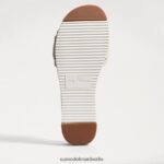 Sam Edelman Ariane Slide-Sandale Frauen modernes Elfenbein Schuhwerk 2P8JNV182 - Image 6