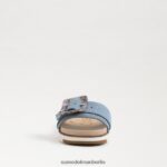 Sam Edelman Ariane Slide-Sandale Frauen Montroseblau Schuhwerk 2P8JNV180 - Image 3