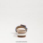 Sam Edelman Ariane Slide-Sandale Frauen Montroseblau Schuhwerk 2P8JNV180 - Image 5