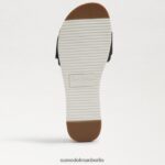 Sam Edelman Ariane Slide-Sandale Frauen schwarzes Gewebe Schuhwerk 2P8JNV184 - Image 6