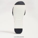 Sam Edelman Ariane Slide-Sandale Frauen schwarzes Leder Schuhwerk 2P8JNV183 - Image 6