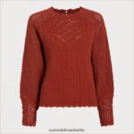 Sam Edelman Aura-Pullover Frauen Lebkuchen Bekleidung 2P8JNV1231 - Image 5
