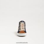 Sam Edelman Avon High-Top-Sneaker Kinder Eierschalen-Multi Schuhwerk 2P8JNV1041 - Image 3