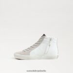 Sam Edelman Avon High-Top-Sneaker Kinder weiße Lilie Schuhwerk 2P8JNV1042 - Image 4