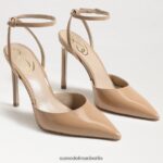 Sam Edelman Avril Slingback-Pumpe Frauen goldenes Sandpatent Schuhwerk 2P8JNV735