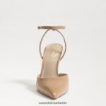 Sam Edelman Avril Slingback-Pumpe Frauen goldenes Sandpatent Schuhwerk 2P8JNV735 - Image 3