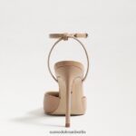 Sam Edelman Avril Slingback-Pumpe Frauen goldenes Sandpatent Schuhwerk 2P8JNV735 - Image 4