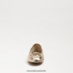 Sam Edelman Ballerinas von Felicia Frauen Blattgoldleder Schuhwerk 2P8JNV129 - Image 3