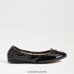 Sam Edelman Ballerinas von Felicia Frauen schwarzes Lackleder Schuhwerk 2P8JNV131 - Image 2
