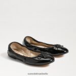 Sam Edelman Ballerinas von Felicia Frauen schwarzes Lackleder Schuhwerk 2P8JNV131
