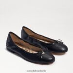 Sam Edelman Ballerinas von Felicia Frauen schwarzes Leder Schuhwerk 2P8JNV127