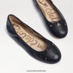 Sam Edelman Ballerinas von Felicia Frauen schwarzes Leder Schuhwerk 2P8JNV127 - Image 7