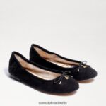 Sam Edelman Ballerinas von Felicia Frauen schwarzes Wildleder Schuhwerk 2P8JNV133