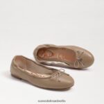 Sam Edelman Ballerinas von Felicia Frauen weiches beiges Leder Schuhwerk 2P8JNV125 - Image 7