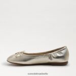 Sam Edelman Ballerinas von Felicia Kinder Blattgoldleder Schuhwerk 2P8JNV993 - Image 4