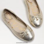 Sam Edelman Ballerinas von Felicia Kinder Blattgoldleder Schuhwerk 2P8JNV993 - Image 7