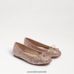 Sam Edelman Ballerinas von Felicia Kinder Champagner-Glitzer Schuhwerk 2P8JNV981