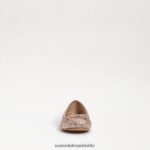 Sam Edelman Ballerinas von Felicia Kinder Champagner-Glitzer Schuhwerk 2P8JNV981 - Image 3