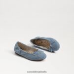 Sam Edelman Ballerinas von Felicia Kinder Montroseblau Schuhwerk 2P8JNV986 - Image 7