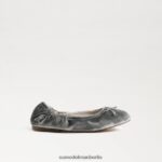 Sam Edelman Ballerinas von Felicia Kinder rauchblauer Samt Schuhwerk 2P8JNV982 - Image 2