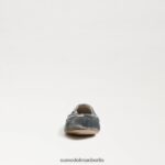 Sam Edelman Ballerinas von Felicia Kinder rauchblauer Samt Schuhwerk 2P8JNV982 - Image 3