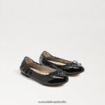 Sam Edelman Ballerinas von Felicia Kinder schwarzes Lackleder Schuhwerk 2P8JNV998