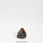 Sam Edelman Ballerinas von Felicia Kinder schwarzes Leder Schuhwerk 2P8JNV988 - Image 3