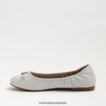 Sam Edelman Ballerinas von Felicia Kinder strahlend weißes Leder Schuhwerk 2P8JNV991 - Image 4