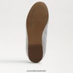 Sam Edelman Ballerinas von Felicia Kinder strahlend weißes Leder Schuhwerk 2P8JNV991 - Image 6