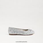 Sam Edelman Ballerinas von Felicia Kinder weiches Silber Schuhwerk 2P8JNV997 - Image 2