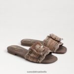 Sam Edelman Bambi-Slide-Sandale Frauen Kaffee Schuhwerk 2P8JNV66