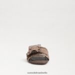 Sam Edelman Bambi-Slide-Sandale Frauen Kaffee Schuhwerk 2P8JNV66 - Image 3