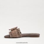 Sam Edelman Bambi-Slide-Sandale Frauen Kaffee Schuhwerk 2P8JNV66 - Image 4