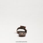 Sam Edelman Bambi-Slide-Sandale Frauen Kaffee Schuhwerk 2P8JNV66 - Image 5
