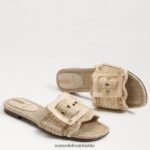 Sam Edelman Bambi-Slide-Sandale Frauen natürlich Schuhwerk 2P8JNV67 - Image 7