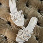 Sam Edelman Bay 16 Slide-Sandale Frauen Eierschalenleder Schuhwerk 2P8JNV535 - Image 8