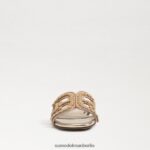 Sam Edelman Bay Fleur Slide-Sandale Frauen Buchenholz Schuhwerk 2P8JNV623 - Image 3