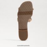 Sam Edelman Bay Fleur Slide-Sandale Frauen Buchenholz Schuhwerk 2P8JNV623 - Image 6